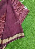 Load image into Gallery viewer, Lovely Soft Moss Georgette Saree