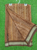 Load image into Gallery viewer, Lovely Soft Moss Georgette Saree