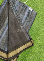 Load image into Gallery viewer, Lovely Soft Moss Georgette Saree