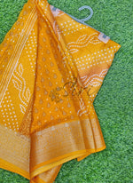 Load image into Gallery viewer, Shaded Soft Moss Georgette Saree in Self Design