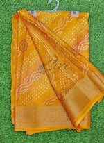 Load image into Gallery viewer, Shaded Soft Moss Georgette Saree in Self Design