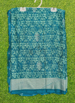 Load image into Gallery viewer, Lovely Soft Moss Georgette Saree