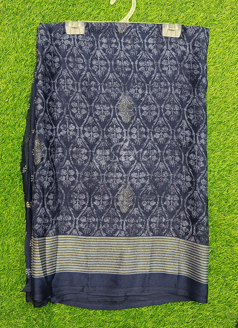 Lovely Soft Moss Georgette Saree
