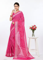 Load image into Gallery viewer, Lovely Soft Moss Georgette Saree