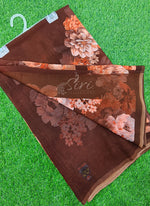 Load image into Gallery viewer, Siri Collections Beautiful Digital Print Floral Georgette Saree