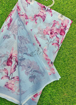Load image into Gallery viewer, Siri Collections Beautiful Digital Print Floral Georgette Saree