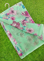 Load image into Gallery viewer, Lovely Digital Print Georgette Saree