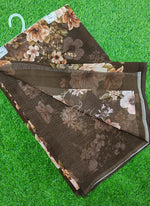 Load image into Gallery viewer, Siri Collections Beautiful Digital Print Floral Georgette Saree