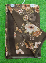 Load image into Gallery viewer, Siri Collections Beautiful Digital Print Floral Georgette Saree