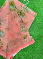 Load image into Gallery viewer, Siri Collections Beautiful Digital Print Floral Georgette Saree