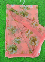 Load image into Gallery viewer, Siri Collections Beautiful Digital Print Floral Georgette Saree
