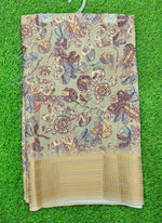 Load image into Gallery viewer, Lovely Digital Print Moss Georgette Saree