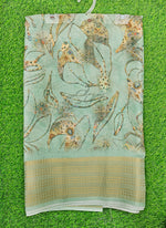 Load image into Gallery viewer, Lovely Digital Print Moss Georgette Saree