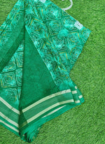 Load image into Gallery viewer, Lovely Printed Moss Georgette Saree