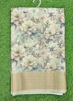 Load image into Gallery viewer, Lovely Digital Print Moss Georgette Saree