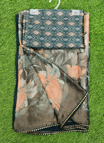 Load image into Gallery viewer, Beautiful Printed Brasso Saree