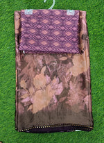 Load image into Gallery viewer, Beautiful Printed Brasso Saree