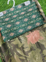 Load image into Gallery viewer, Beautiful Printed Brasso Saree