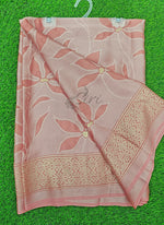Load image into Gallery viewer, Lovely Brasso Moss Georgette Saree