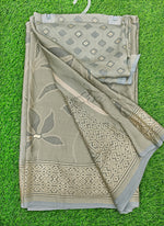 Load image into Gallery viewer, Lovely Brasso Moss Georgette Saree