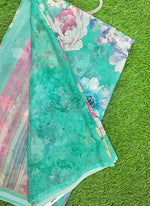 Load image into Gallery viewer, Lovely Digital Print Georgette Saree