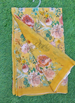 Load image into Gallery viewer, Lovely Digital Print Georgette Saree