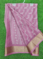 Load image into Gallery viewer, Lovely Printed Georgette Saree