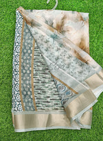 Load image into Gallery viewer, Lovely Digital Print Moss Georgette Saree