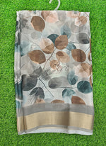 Load image into Gallery viewer, Lovely Digital Print Moss Georgette Saree