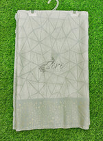 Load image into Gallery viewer, Beautiful Printed Moss Georgette Saree