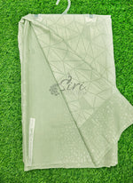 Load image into Gallery viewer, Beautiful Printed Moss Georgette Saree