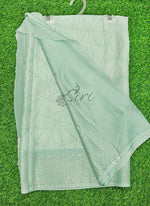 Load image into Gallery viewer, Beautiful Printed Moss Georgette Saree