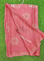 Load image into Gallery viewer, Beautiful Printed Moss Georgette Saree