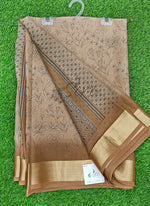 Load image into Gallery viewer, Beautiful Printed Moss Georgette Saree
