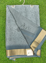 Load image into Gallery viewer, Beautiful Printed Moss Georgette Saree