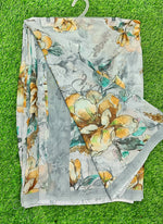 Load image into Gallery viewer, Latest Beautiful Digital Print Floral Georgette Saree