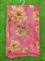 Load image into Gallery viewer, Latest Beautiful Digital Print Floral Georgette Saree