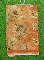 Load image into Gallery viewer, Latest Beautiful Digital Print Floral Georgette Saree
