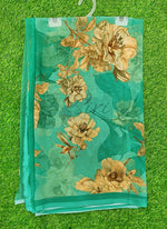 Load image into Gallery viewer, Latest Beautiful Digital Print Floral Georgette Saree