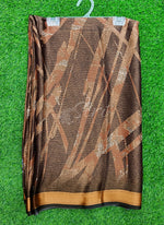 Load image into Gallery viewer, Trendy Digital Print Georgette Saree in Fine Shimmer Stipes