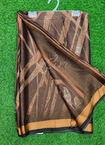 Load image into Gallery viewer, Trendy Digital Print Georgette Saree in Fine Shimmer Stipes