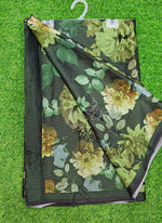 Load image into Gallery viewer, Trendy Digital Print Georgette Saree in Fine Shimmer Stripes