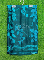 Load image into Gallery viewer, Trendy Digital Print Georgette Saree in Fine Shimmer Stripes
