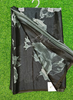 Load image into Gallery viewer, Trendy Digital Print Georgette Saree in Fine Shimmer Stripes