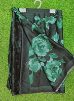 Load image into Gallery viewer, Trendy Digital Print Georgette Saree in Fine Shimmer Stripes