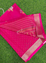 Load image into Gallery viewer, Latest Printed Kalki Georgette Saree with Blouse