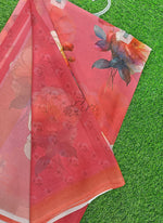 Load image into Gallery viewer, Latest Beautiful Digital Print Floral Georgette Saree