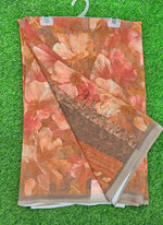 Load image into Gallery viewer, Latest Beautiful Digital Print Floral Georgette Saree