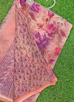 Load image into Gallery viewer, Latest Beautiful Digital Print Floral Georgette Saree