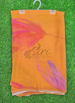 Load image into Gallery viewer, Latest Beautiful Digital Print Floral Georgette Saree